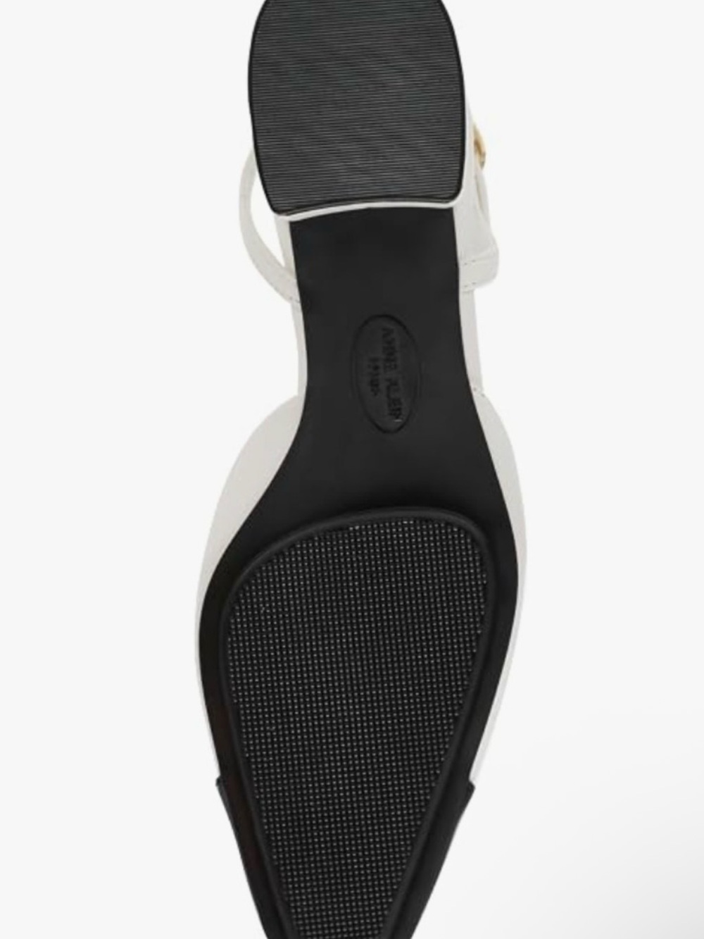 NWT 🧡Anne Klein - Black & White Nia Two-Tone Slingback - 9 - Picture 5 of 5